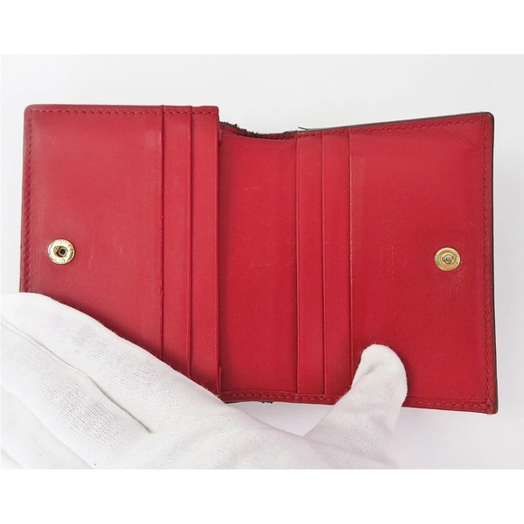 Gucci Beige and Blue Floral Women's Wallet - Picture 9 of 10